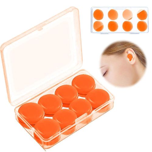 Bouchons DOreilles En Silicone, Doux, Rutilisables, Mallables, Impermables, Antibruit, Bouchons DOreilles Pour Nager, Dormir, Tirer, Avions, Concerts, Tonte - 6 Pai