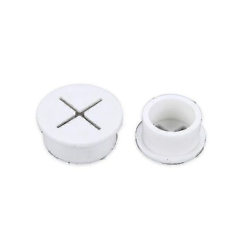 Bouchons En Caoutchouc De Trou De Silicone Grommets En Caoutchouc Pour Bureau Ordinateur De Bureau Cble Couvercle De Trou (Blanc) (6pcs)