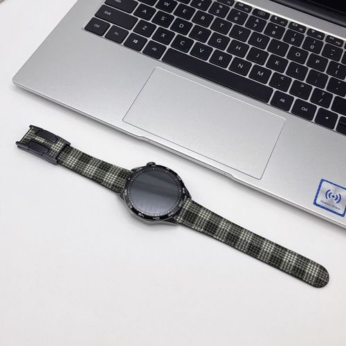 Boucle En H Motif Litchi Motif Anglais Cuir Aspiration Magntique Adapt Pour Gt4 Huawei Watch Gt5 Bracelet De Montre Gt3/Watch2pro-Vert Fort - Compatible Avec : Huawei Gt4-41 Mm