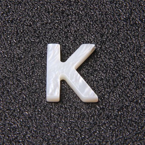 Boucles D'oreilles  Breloques En Nacre Naturelle Pour Femmes, Perles De Coquillage Blanc, Lettre Initiale, Perles Perces, Pendentif Bricolage, Bijoux Excutifs, 26 Lettres De L'alphabet