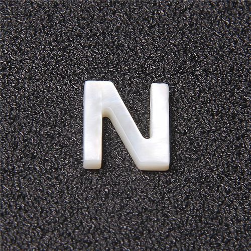 Boucles D'oreilles  Breloques En Nacre Naturelle Pour Femmes, Perles De Coquillage Blanc, Lettre Initiale, Perles Perces, Pendentif Bricolage, Bijoux Excutifs, 26 Lettres De L'alphabet