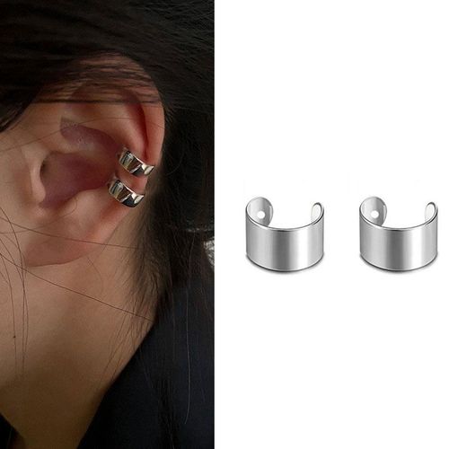 Boucles D'oreilles  Clipser Non Perces Pour Femmes, Manchette D'oreille Torsade, Mtal 256, Bijoux Gomtriques, Mode Rtro, Sans Piercing, Chaud