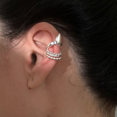 Boucles D'oreilles  Clipser Non Perces Pour Femmes, Manchette D'oreille Torsade, Mtal 256, Bijoux Gomtriques, Mode Rtro, Sans Piercing, Chaud