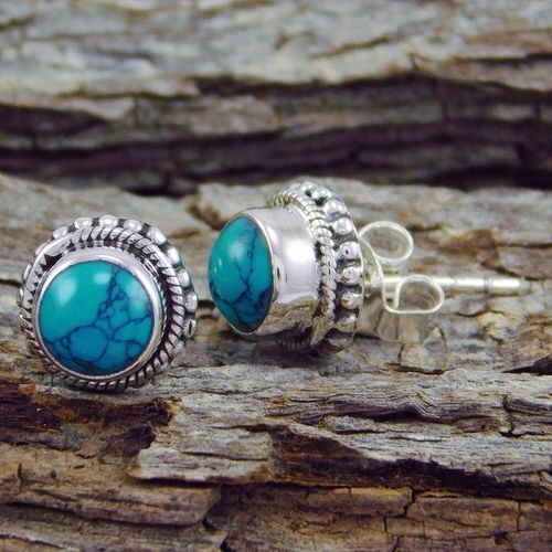 Boucles D'oreilles  Clous En Rsine Pour Femmes, Vintage, Pierre Verte, Bijoux De Luxe,  La Mode, Tendance, 2020, E633, Vente En Gros