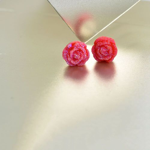 Boucles D'oreilles  Fleurs En Rsine Multicolore, Bijoux Simples Pour Femmes, Mignonnes Et Florales, Cadeau De Fte