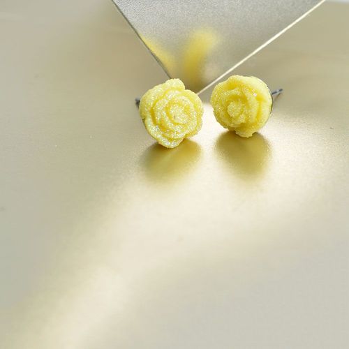 Boucles D'oreilles  Fleurs En Rsine Multicolore, Bijoux Simples Pour Femmes, Mignonnes Et Florales, Cadeau De Fte