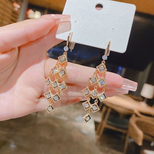 Boucles D'oreilles  Pendentif En Boule De Strass Pour Femmes, Nouveau Design, Accessoires  La Mode Corenne, Bijoux De Luxe Pour Fte, Cadeau, 2022
