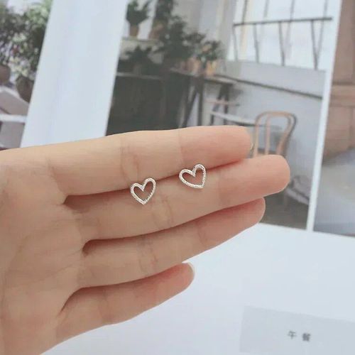 Boucles D'oreilles Asymtriques En Argent Pour Femmes,Astronome Spatial Mignon,Plante Opale,Document En Argent,Beaux Bijoux Piercing D'oreille Simples