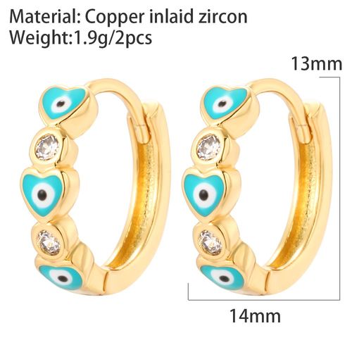 Boucles D'oreilles Boho Mauvais Il Bleu Pour Femmes, Rondes Et Gomtriques, Piercing, Couleur Or Vritable, Nouvelle Mode Corenne 2022