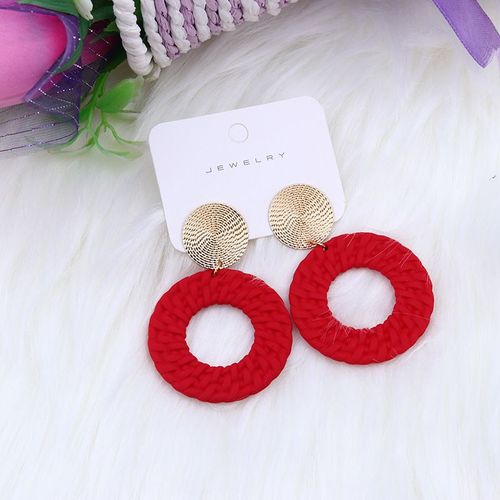 Boucles D'oreilles Clip En Acrylique Pour Femmes,Bijoux Ronds Corens,Mignon,Sans Piercing,Document De Bonbons,11 Documents