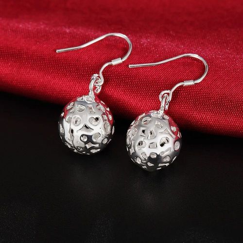 Boucles D'oreilles Croles En Argent Pour Femmes,Boucles D'oreilles Simples,Cercle Rond,Bijoux De Charme De Fianailles De Mariage,Qualit Suprieure,Mode