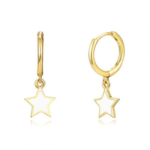 Boucles D'oreilles Croles Gomtriques En mail Blanc, Aiguilles D'oreille En Argent Regard 925, Pendentif toile Et Pluie, Bijoux De Mariage  La Mode