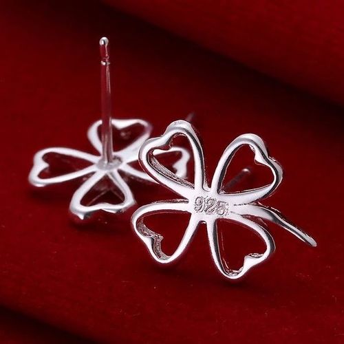 Boucles D'oreilles Croles Rondes Simples En Argent Regard 925 Pour Femmes,Bijoux De Charme De Fianailles De Mariage,Qualit Suprieure,Mode