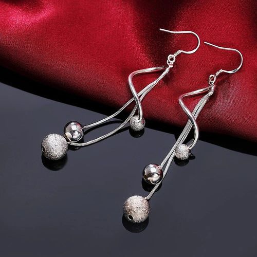 Boucles D'oreilles Croles Rondes Simples En Argent Regard 925 Pour Femmes,Bijoux De Charme De Fianailles De Mariage,Qualit Suprieure,Mode