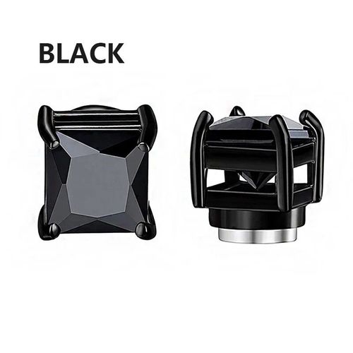 Boucles D'oreilles En Acier Inoxydable Pour Hommes Et Femmes,1/6 Paires,Faux Piercing,Pendentif En Croix,Bijoux  La Mode