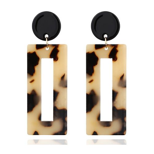 Boucles D'oreilles En Acrylique Pour Femmes, Pendentif Lopard En Rsine, Style Boho, Cadeau Prfr, Nouvelle Collection 2020