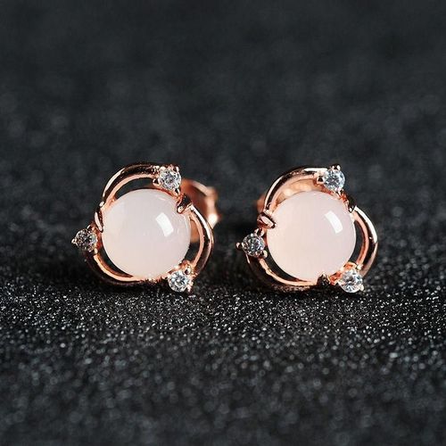 Boucles D'oreilles En Argent Incrust En Jade Naturel Hetian Pour Femmes, Bijoux De Marque, Design De Niche, Charme Artisanal Lger De Luxe, Vent Froid