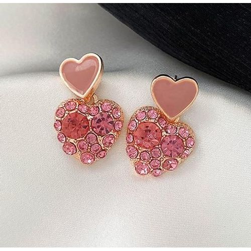 Boucles D'oreilles En Argent S925 Pour Femmes, Biscuits Carrs Rtro, Goutte D'huile, Filet De Temprament De Chimre, Bijoux Rouges, Violet, Nouveau