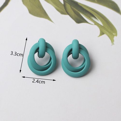 Boucles D'oreilles En Cristal Vert Pour Femmes, Boucles D'oreilles Pendantes lgantes, Dclaration Gomtrique, Mode Corenne, Aretes De Mujer Modernos, Nouveau