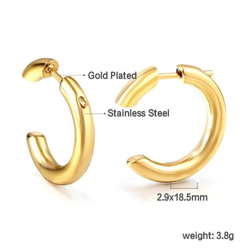 Boucles D'oreilles En mail Plaqu Or 18 Carats Pour Hommes Et Femmes, Goujon D'quation, Bijoux Ronds Modernes, Piercing Gothique De Luxe, Coquillage Blanc, Vente En Gros