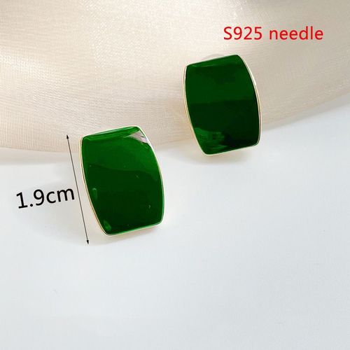 Boucles D'oreilles En Forme De CUr Pour Femmes Et Filles, Bijoux D'oreille Charmants, Mode Corenne, Document Vert
