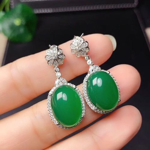 Boucles D'oreilles En Jaspe Hetian Naturel, Ovales, Diamant, Style Chinois Rtro, Lumire Brillante, Breloque De Luxe, Bijoux En Argent Pour Femmes