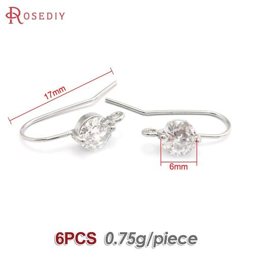 Boucles D'oreilles En Or 18 Carats En Laiton Pour Femme, Forme De Goutte, Rectangle Rond, CUr, Nar, Crochets, Bijoux  Bricoler Soi-Mme, Accessoires De Document
