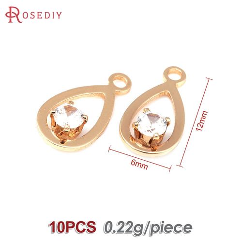 Boucles D'oreilles En Or 18 Carats Pour Femmes, Pendentifs En Laiton, Fleur, CUr, toile, Couronne, Bijoux  Bricoler Soi-Mme, Accessoires Excutifs, Document, 10 Pices