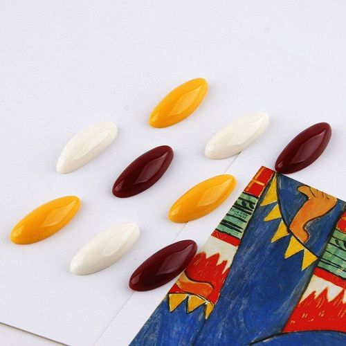 Boucles D'oreilles En Rsine De Mangue Jaune, Ovale Irrgulier, Patch, Bijoux Faits  La Main, Accessoires, Matriel