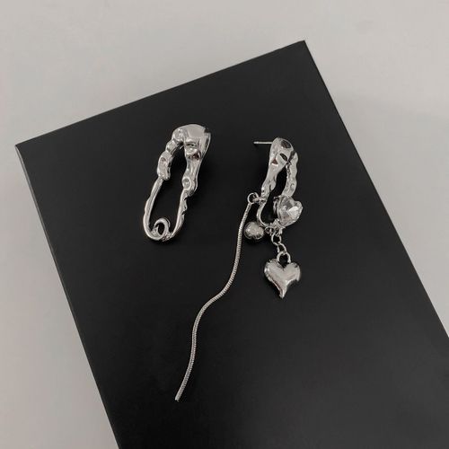 Boucles D'oreilles En Strass Rose Asymtriques Pour Filles, Bijoux Mignons En Forme De Serrure  Cl, Mode Corenne Pour Femmes