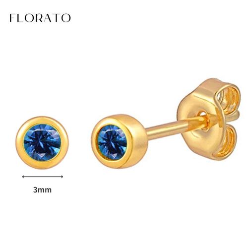 Boucles D'oreilles Goutte D'eau En Argent Regard 925 Pour Femmes, Bijoux De Mariage, Pendentif En Or, Bleu, Cristal, Diable, Mode