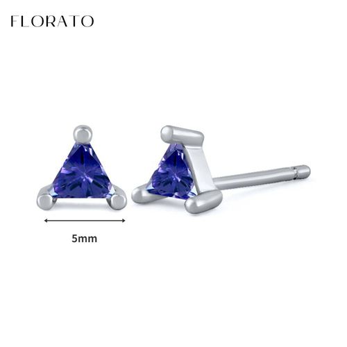 Boucles D'oreilles Goutte D'eau En Argent Regard 925 Pour Femmes, Bijoux De Mariage, Pendentif En Or, Bleu, Cristal, Diable, Mode
