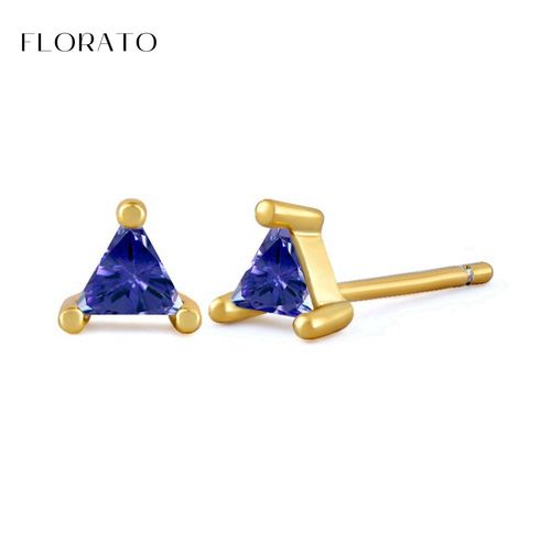 Boucles D'oreilles Goutte D'eau En Argent Regard 925 Pour Femmes, Bijoux De Mariage, Pendentif En Or, Bleu, Cristal, Diable, Mode