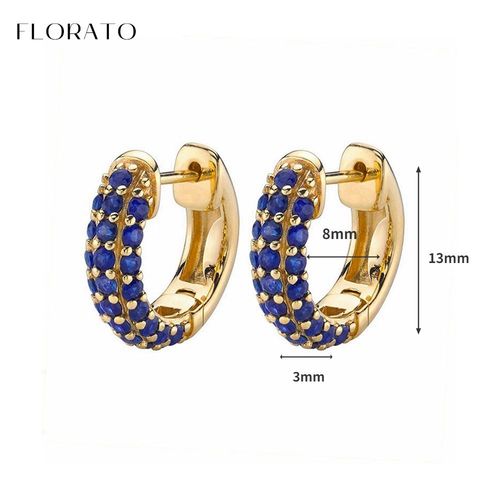 Boucles D'oreilles Goutte D'eau En Argent Regard 925 Pour Femmes, Bijoux De Mariage, Pendentif En Or, Bleu, Cristal, Diable, Mode