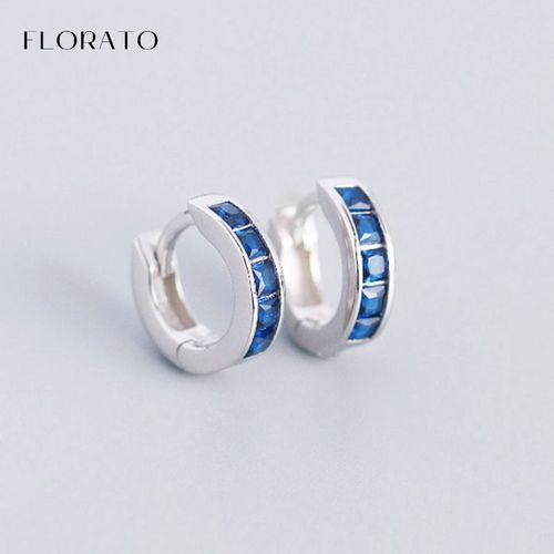 Boucles D'oreilles Goutte D'eau En Argent Regard 925 Pour Femmes, Bijoux De Mariage, Pendentif En Or, Bleu, Cristal, Diable, Mode