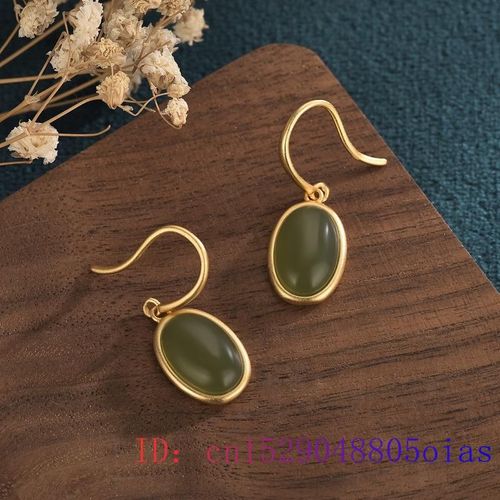 Boucles D'oreilles Goutte D'eau En Jade Vert, Amulette Calcdoine  La Mode, Zircon Argent 925, Pierre Prcieuse Naturelle, Cadeaux Pour Femmes, Bijoux En Cristal