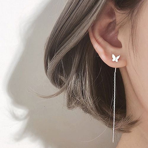 Boucles D'oreilles Longues Pompon Pour Femme, Perle Simule, Perle Ronde Blanche, Pendentif De Mariage, Mode Corenne, Bijoux Cadeaux, Nouveau, 2020
