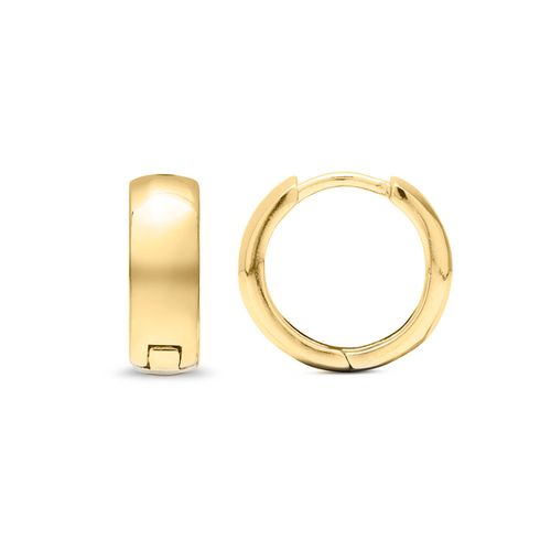 Boucles D'oreilles Luxenter En Argent 925 Avec Finition En Or Jaune 18 Carats - Lico