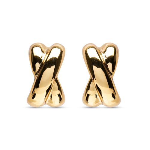 Boucles D'oreilles Luxenter Kuvuca En Or Jaune 18 Carats