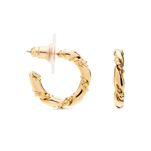 Boucles D'oreilles Luxenter Phiaken En Or Jaune 18 Carats