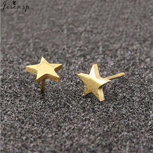 Boucles D'oreilles Multiples En Acier Inoxydable Pour Femme Et Enfant,Accessoires De Bijouterie,Minimaliste,Noir,Rond,toile,Lune,Croix,2022