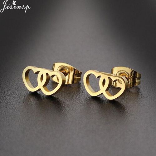 Boucles D'oreilles Multiples En Acier Inoxydable Pour Femme Et Enfant,Accessoires De Bijouterie,Minimaliste,Noir,Rond,toile,Lune,Croix,2022