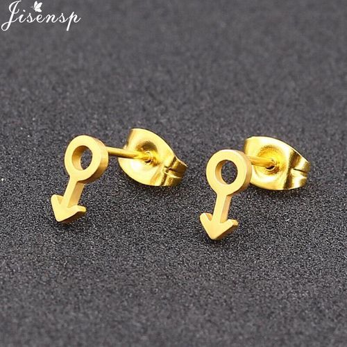 Boucles D'oreilles Multiples En Acier Inoxydable Pour Femme Et Enfant,Accessoires De Bijouterie,Minimaliste,Noir,Rond,toile,Lune,Croix,2022