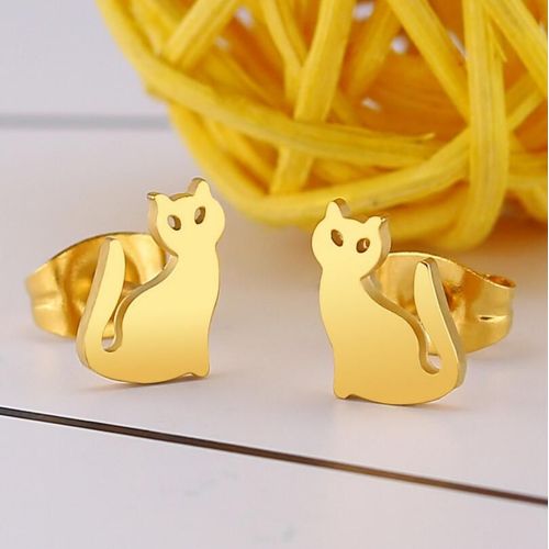 Boucles D'oreilles Multiples En Acier Inoxydable Pour Femme Et Enfant,Accessoires De Bijouterie,Minimaliste,Noir,Rond,toile,Lune,Croix,2024