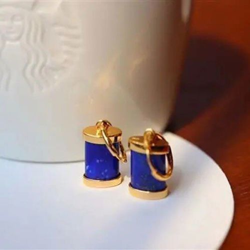 Boucles D'oreilles Originales Lapis Lazuli Pour Femmes, Bijoux En Argent, Style Rtro Chinois, Artisanat, Charme Lger, Luxe lgant, Nouvelle Collection