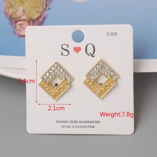 Boucles D'oreilles Pendantes Fleur Jaune Pour Femmes, Boucles D'oreilles Pendantes, Perle, Creux, Carr, Dclaration, Mode Corenne, Document, 216.239.