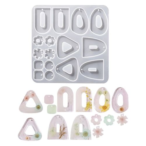 Boucles D'oreilles Polyvalentes Moules En Rsine Pendentif Gouttes D'oreille Moules En Silicone Pour Bricolage Rsine poxy Ami