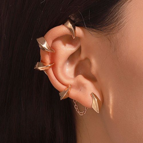 Boucles D'oreilles Punk Spider Claws Pour Femmes, Pas De Piercing, Rinitialisation D'oreille En Cristal Noir, Boucle D'oreille Araigne Fonce, Bijoux, Goth, Animal, 1pc