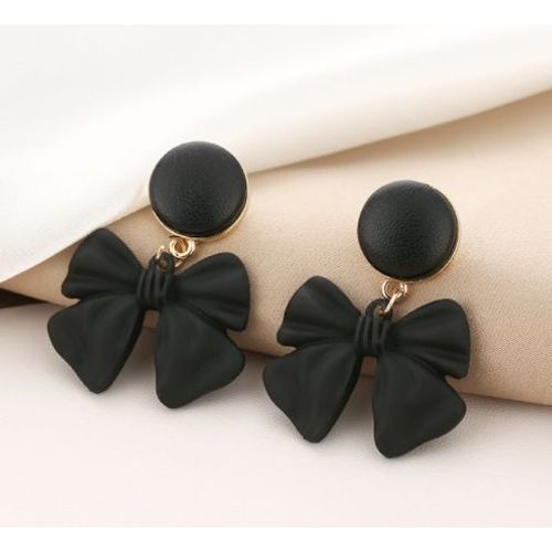 Boucles D'oreilles Rtro En Cuir Pour Fille, Nouveau Design  La Mode, Style Hong Kong, Temprament Assorti, Rouge Net