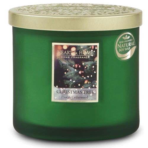 Bougie 2 Mches Ellipse Sapin De Nol - Heart And Home